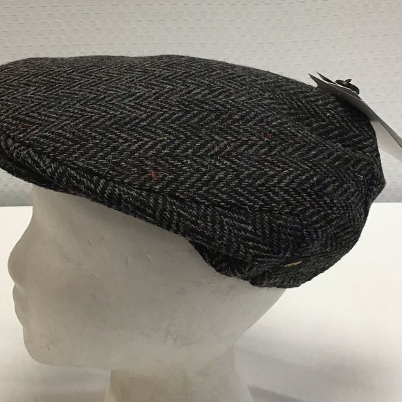 Hatman of Ireland Other - Men's Charcoal Herringbone Cap